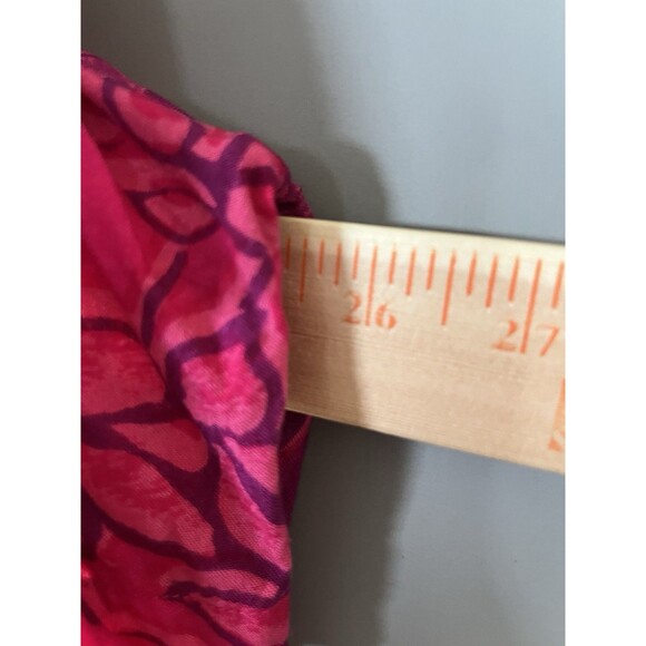 La Cera Midi House Dress 2X Floral Rayon Button Detail Side Slit Artsy Relaxed - Picture 6 of 12